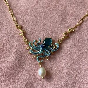 Les NEREIDES OCTOPUS Pendant Necklace